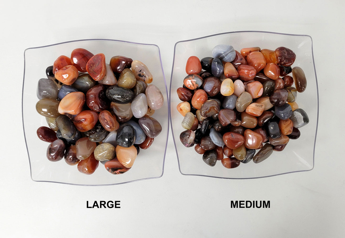 Assorted Tumbled Agate Stones - Bulk Tumbled Crystals
