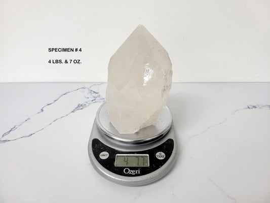 Giant Quartz Crystal Point Cutbases - One Of A Kind Pieces