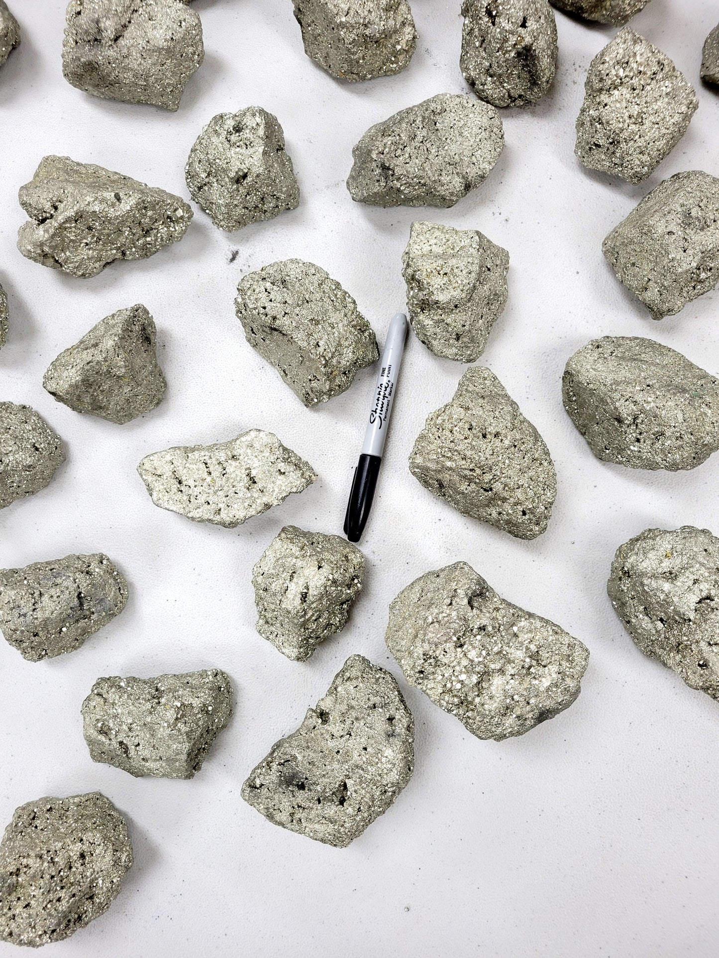 XL Raw Pyrite Crystal Clusters