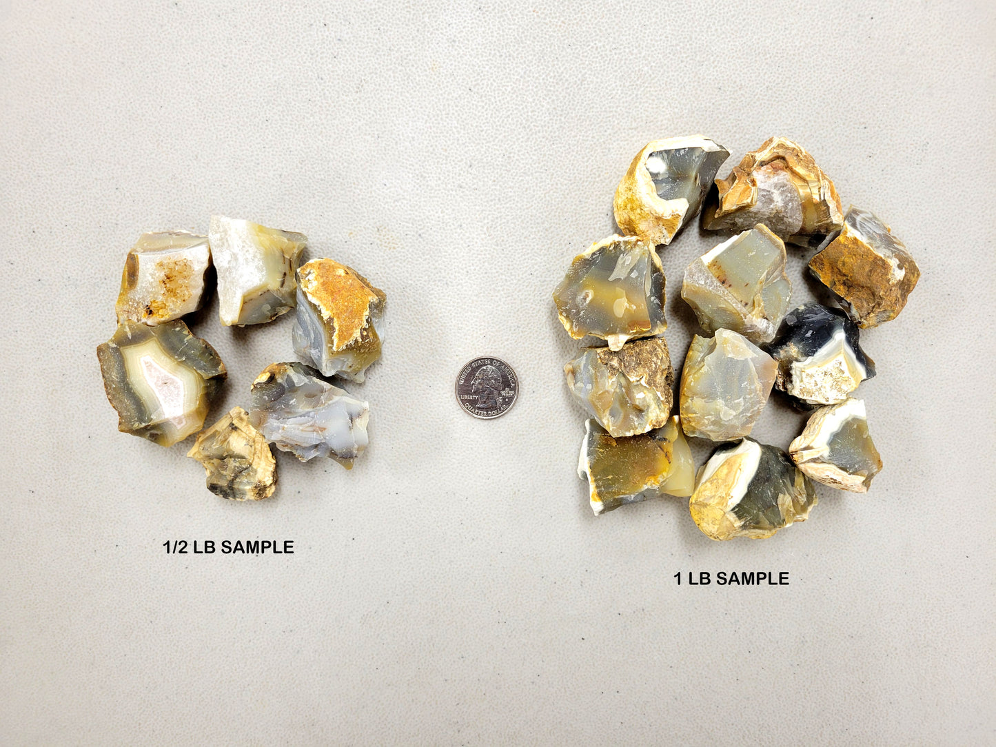 Yellow Carnelian Agate Crystals - Raw Rough Stones Bulk
