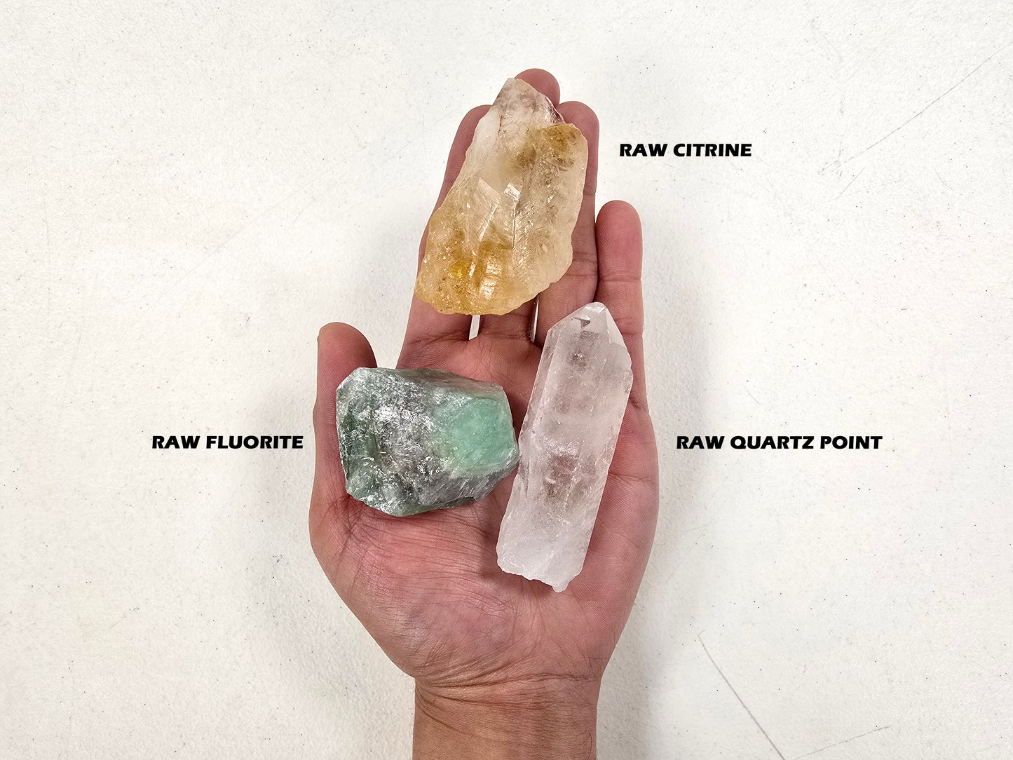 6 Pieces Jumbo Crystals Healing Gift Set