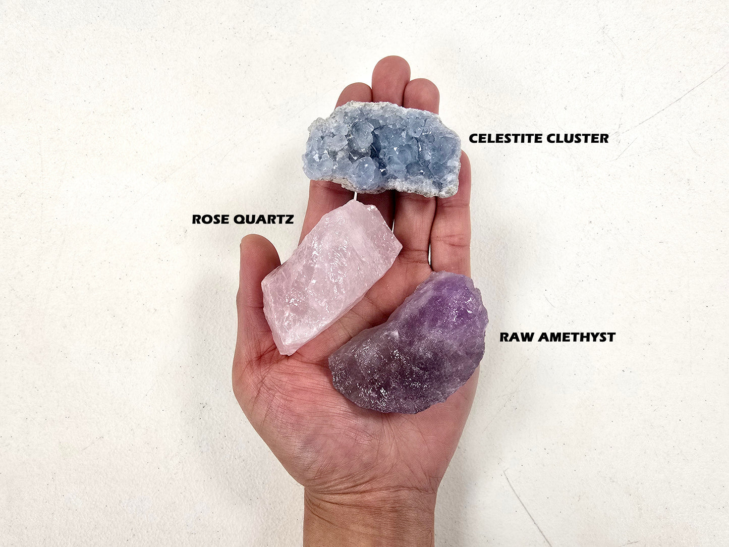 6 Pieces Jumbo Crystals Healing Gift Set