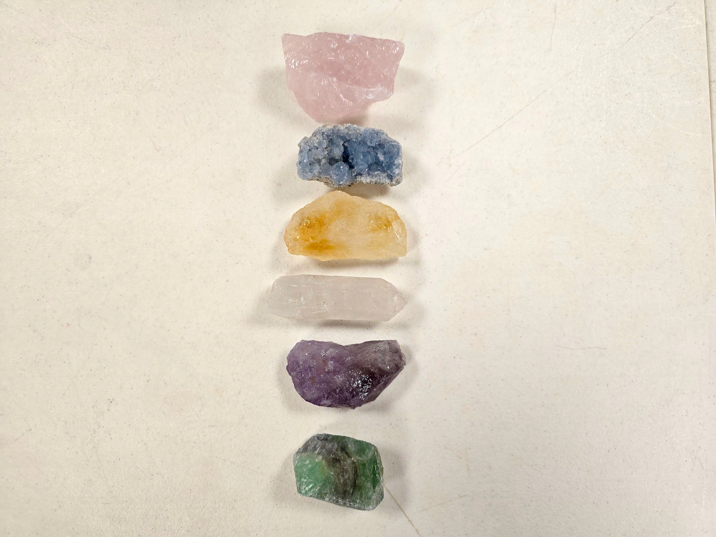 6 Pieces Jumbo Crystals Healing Gift Set