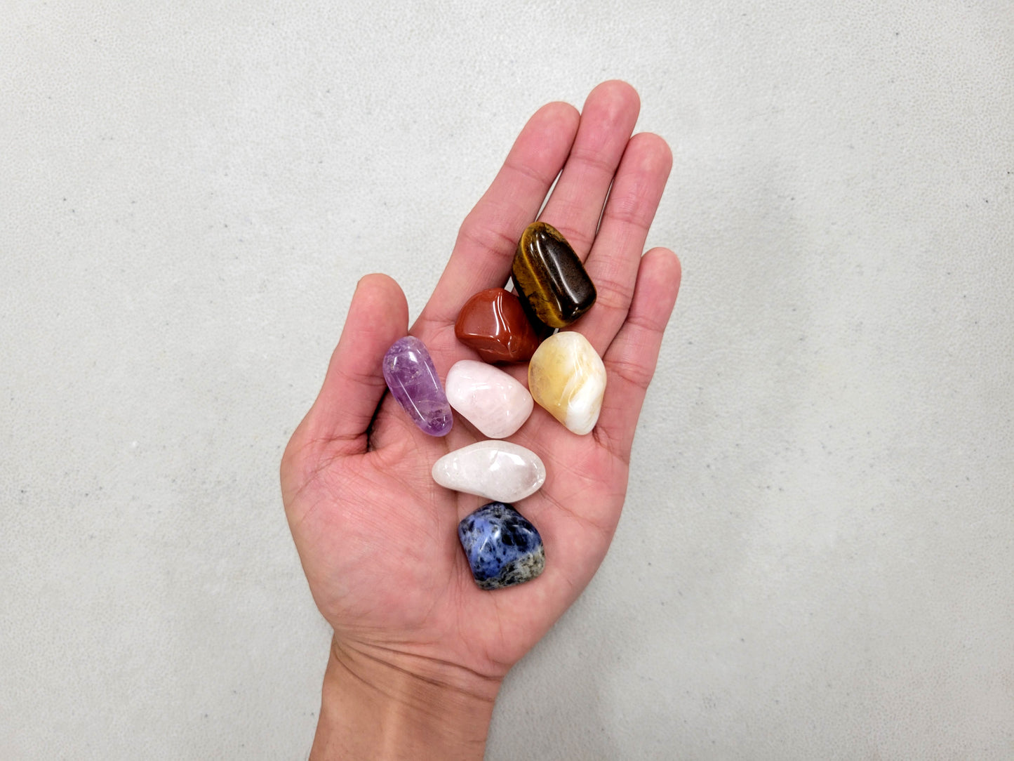 7 CHAKRA CRYSTAL Tumbled Set