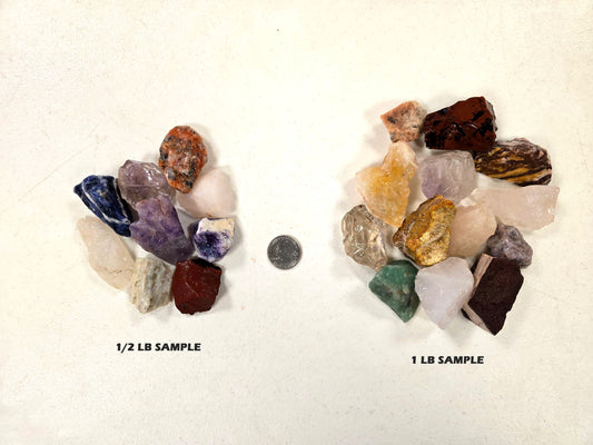 Brazilian Crystals Mix Raw Rough Assorted Stones