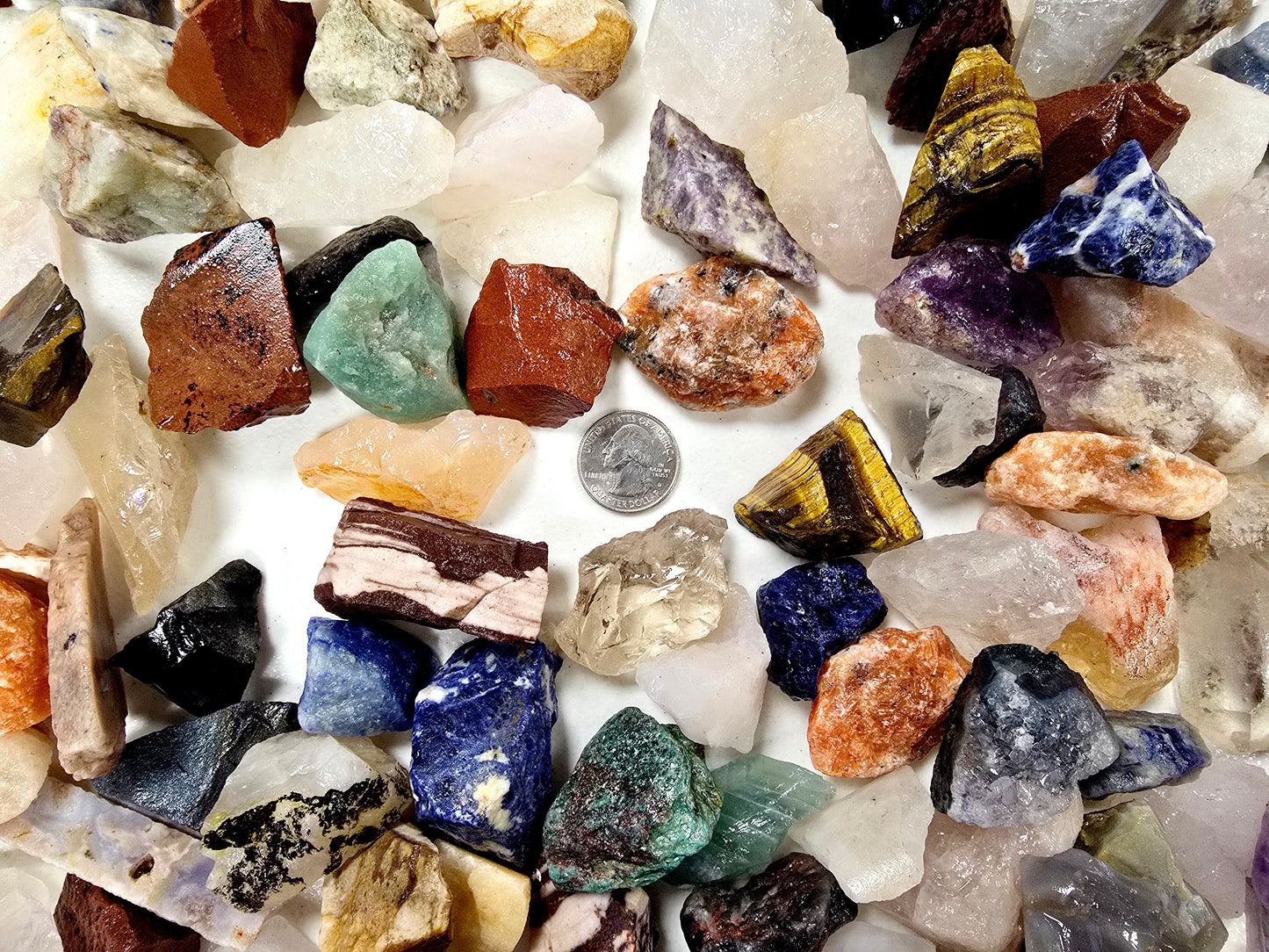Brazilian Crystals Mix Raw Rough Assorted Stones
