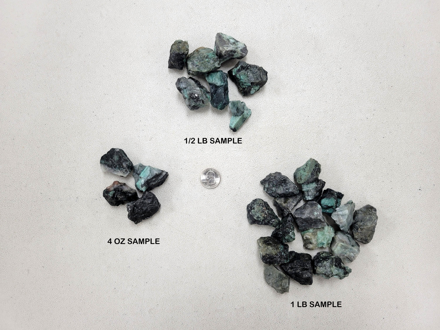 Rough Emerald Crystal Stones - Bulk Rough Crystals