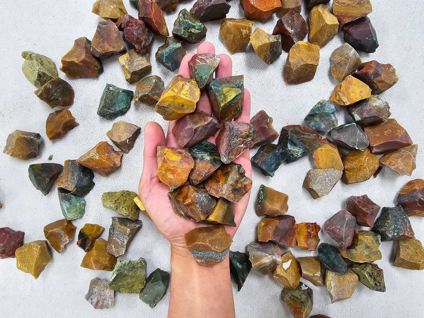 Fancy Jasper Crystal Stones Raw Rough Bulk