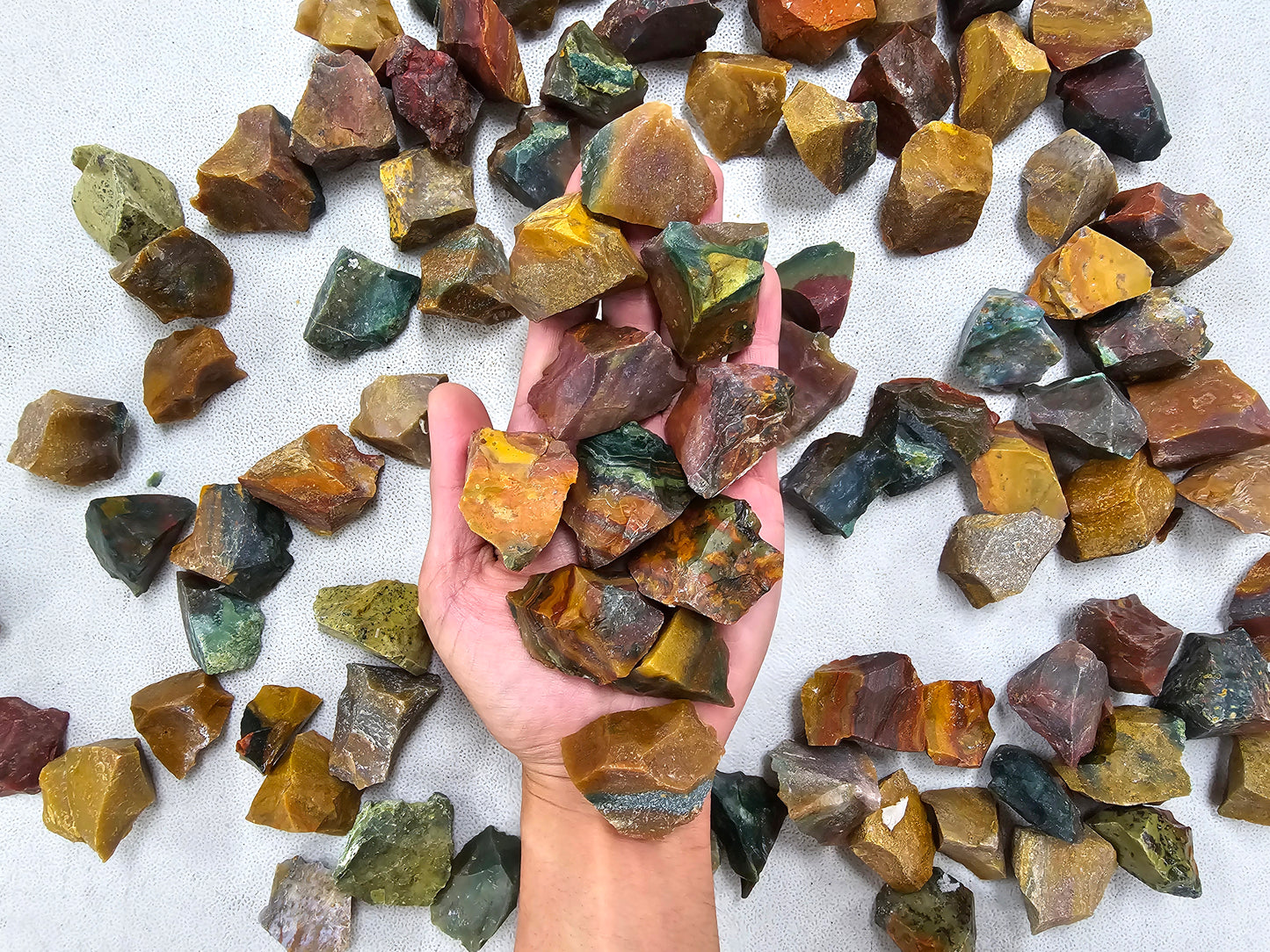 Fancy Jasper Crystal Stones Raw Rough Bulk