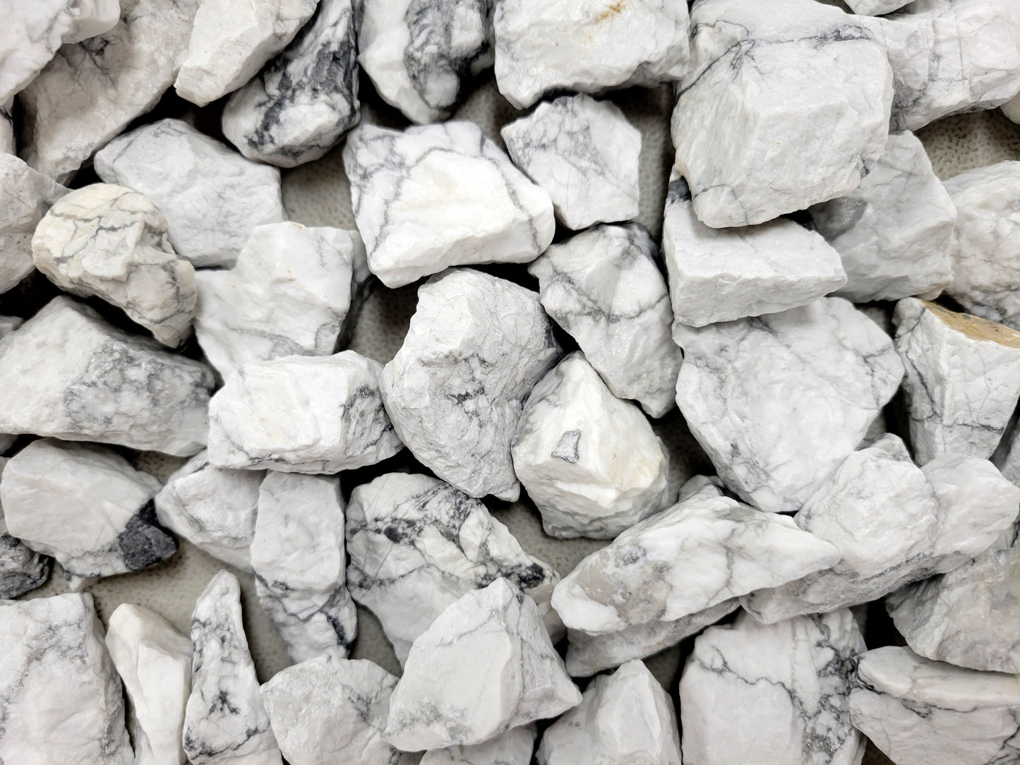 Howlite Crystals Raw Rough Stones Bulk