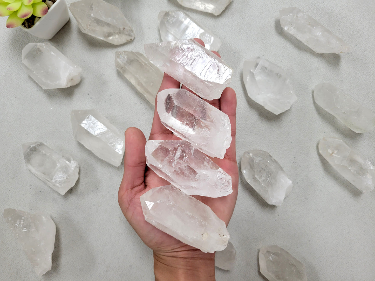 Quartz Crystal Point 2 to 3.5 inches