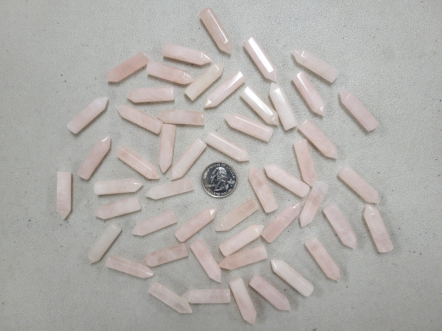 Rose Quartz Crystal Mini Tower Points