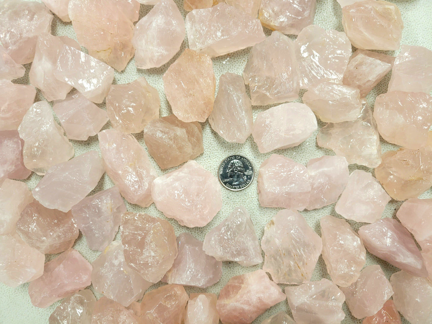 Rose Quartz Large Chunks - Rough Stones Bulk