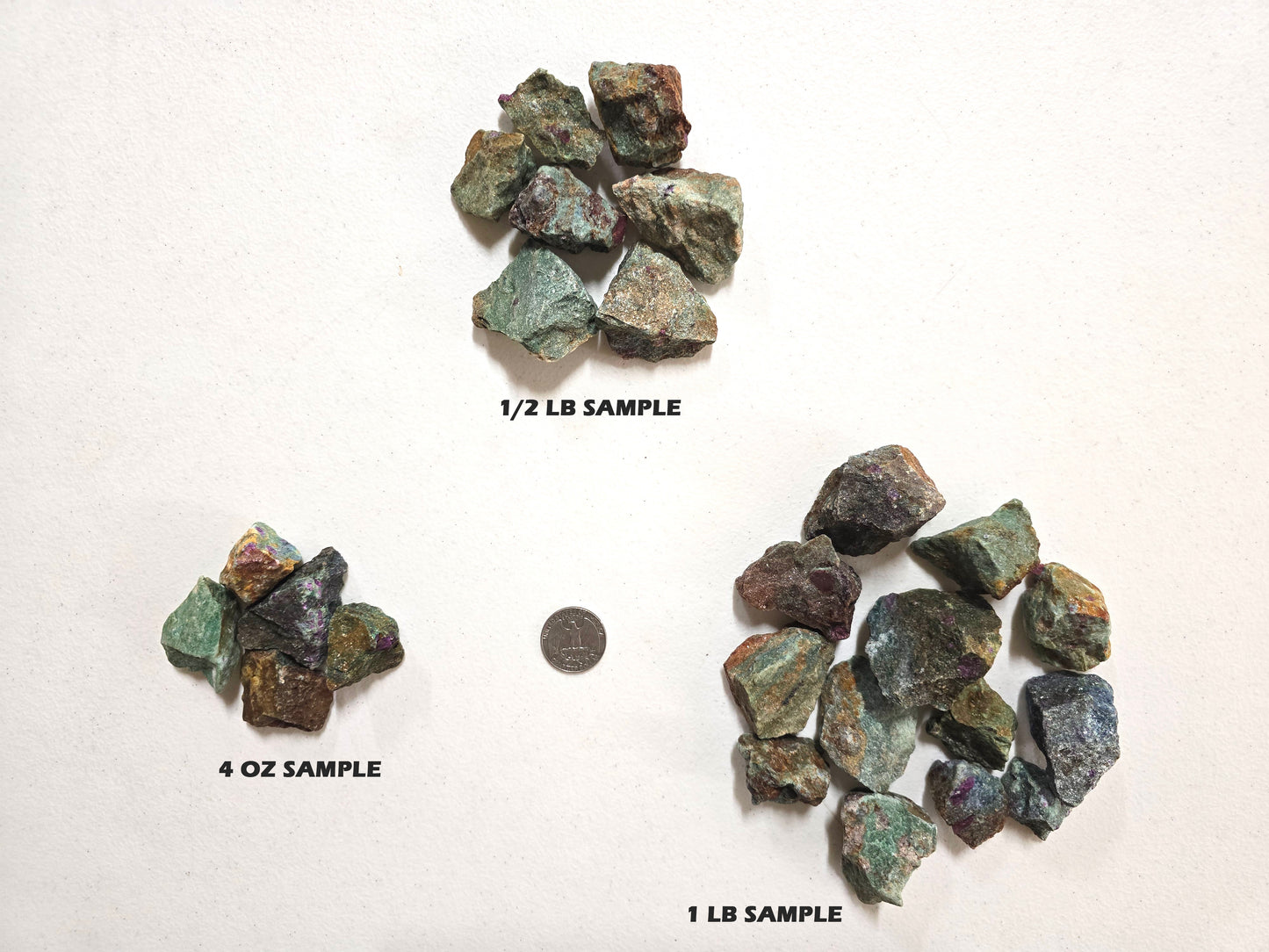 Ruby Zoisite Raw Rough Crystal Stones Bulk from Tanzania