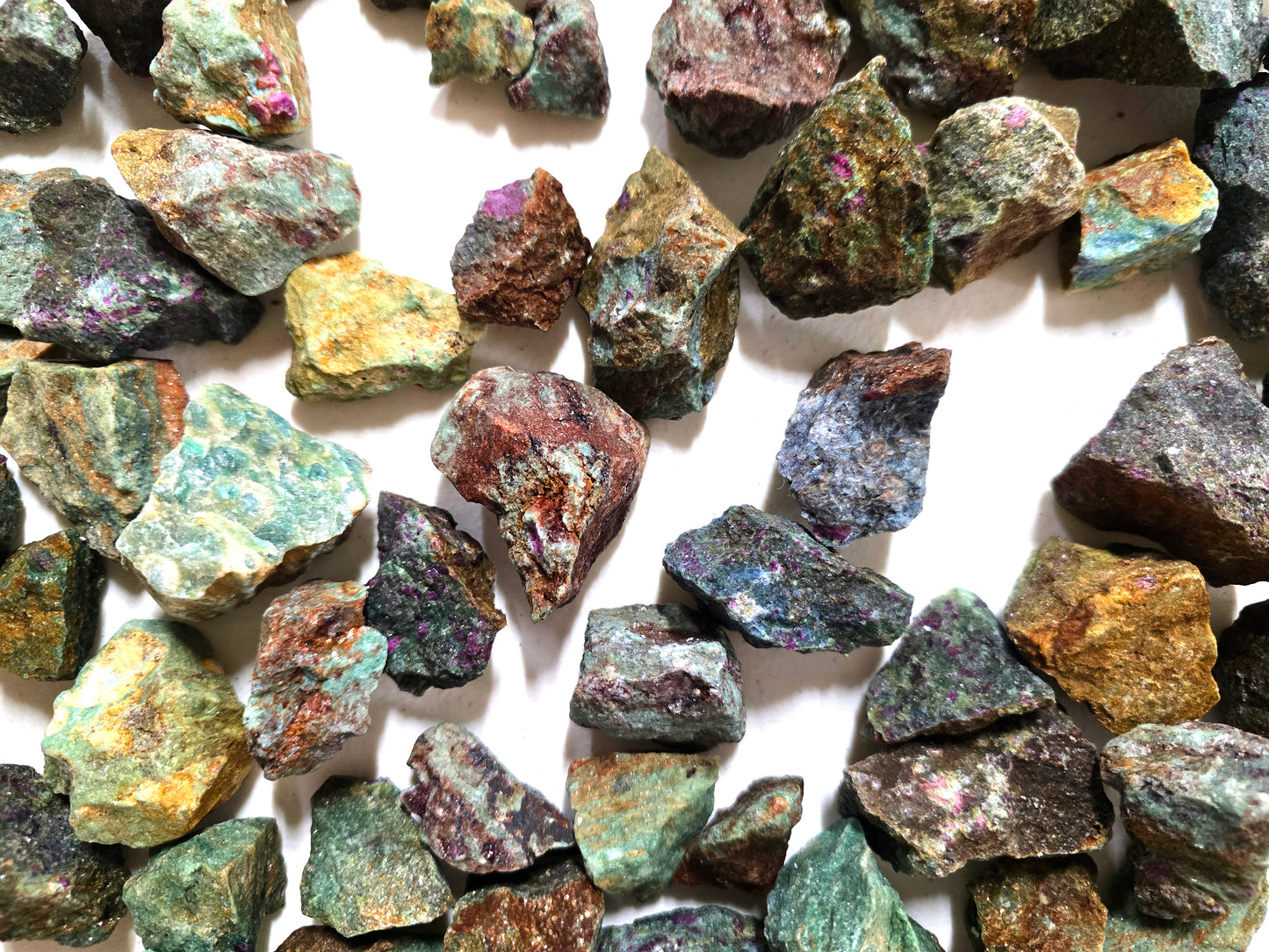 Ruby Zoisite Raw Rough Crystal Stones Bulk from Tanzania