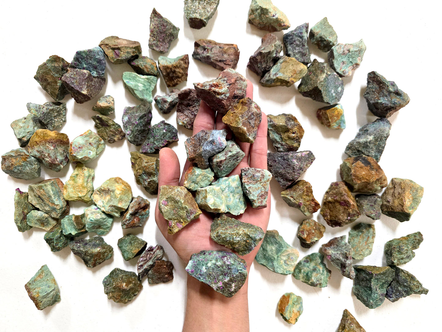 Ruby Zoisite Raw Rough Crystal Stones Bulk from Tanzania