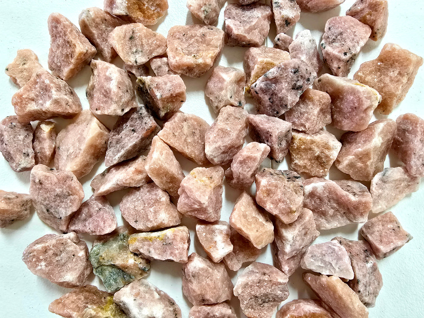Strawberry Calcite Crystals Raw Rough Stones from Madagascar