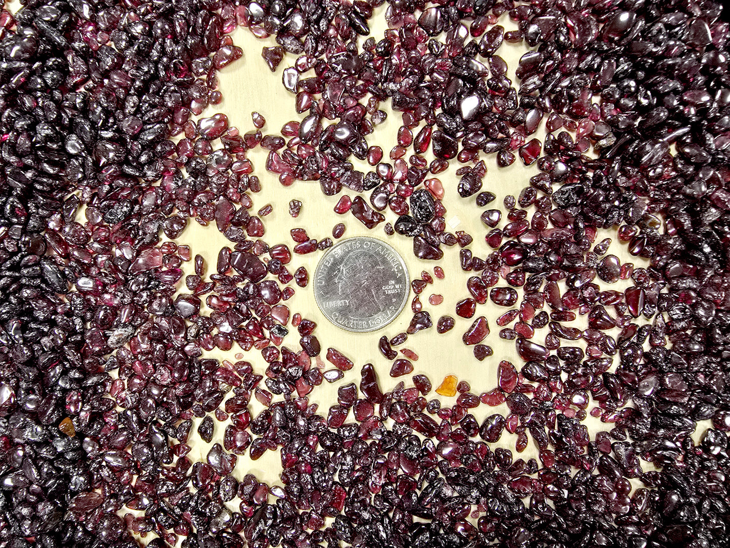 Tumbled Garnet Crystal Chips Bulk
