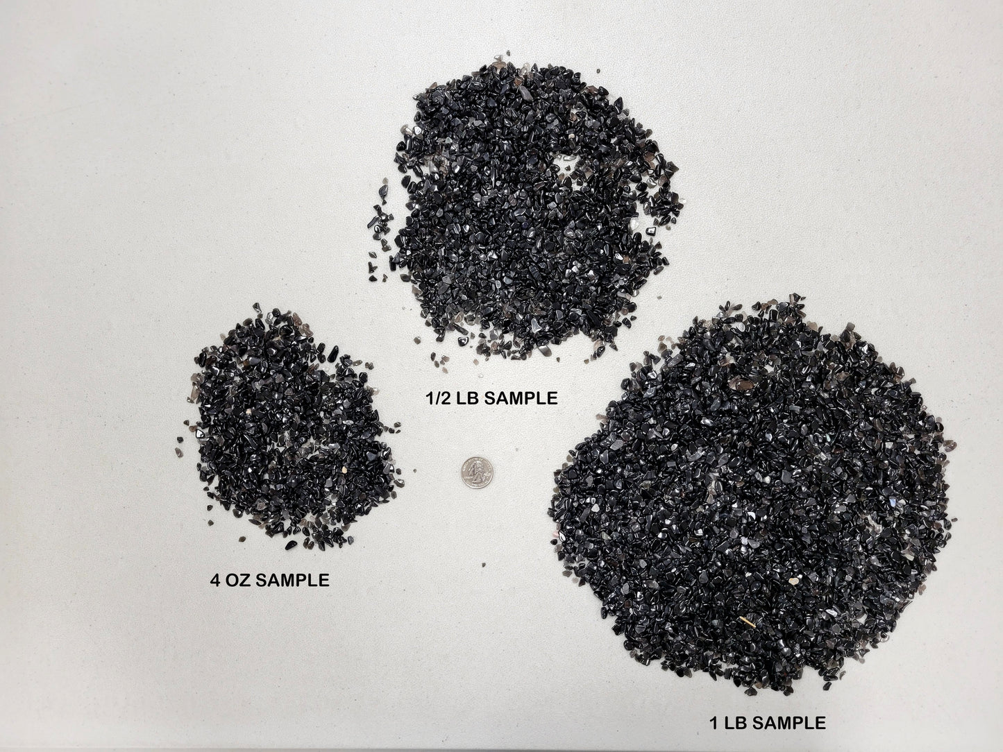 Tumbled Black Obsidian Crystal Chips