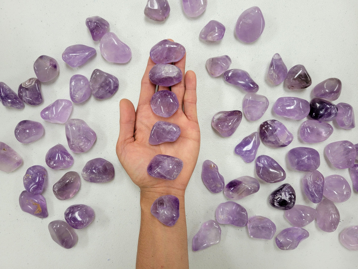 Large Tumbled Amethyst Crystals
