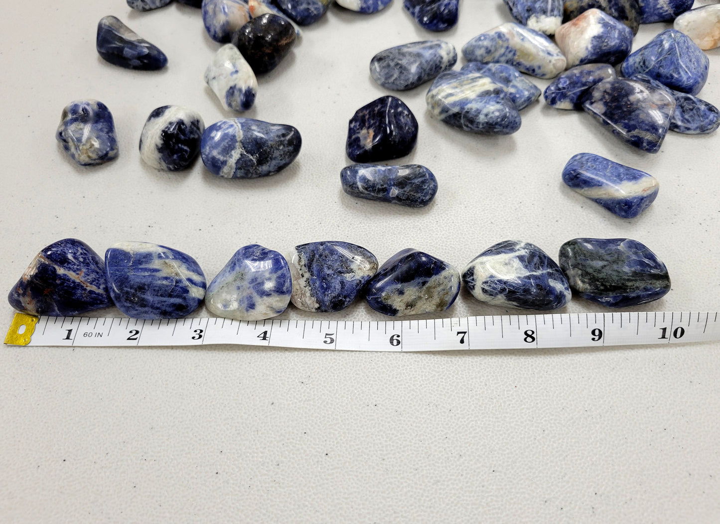 Large Tumbled Sodalite Crystals