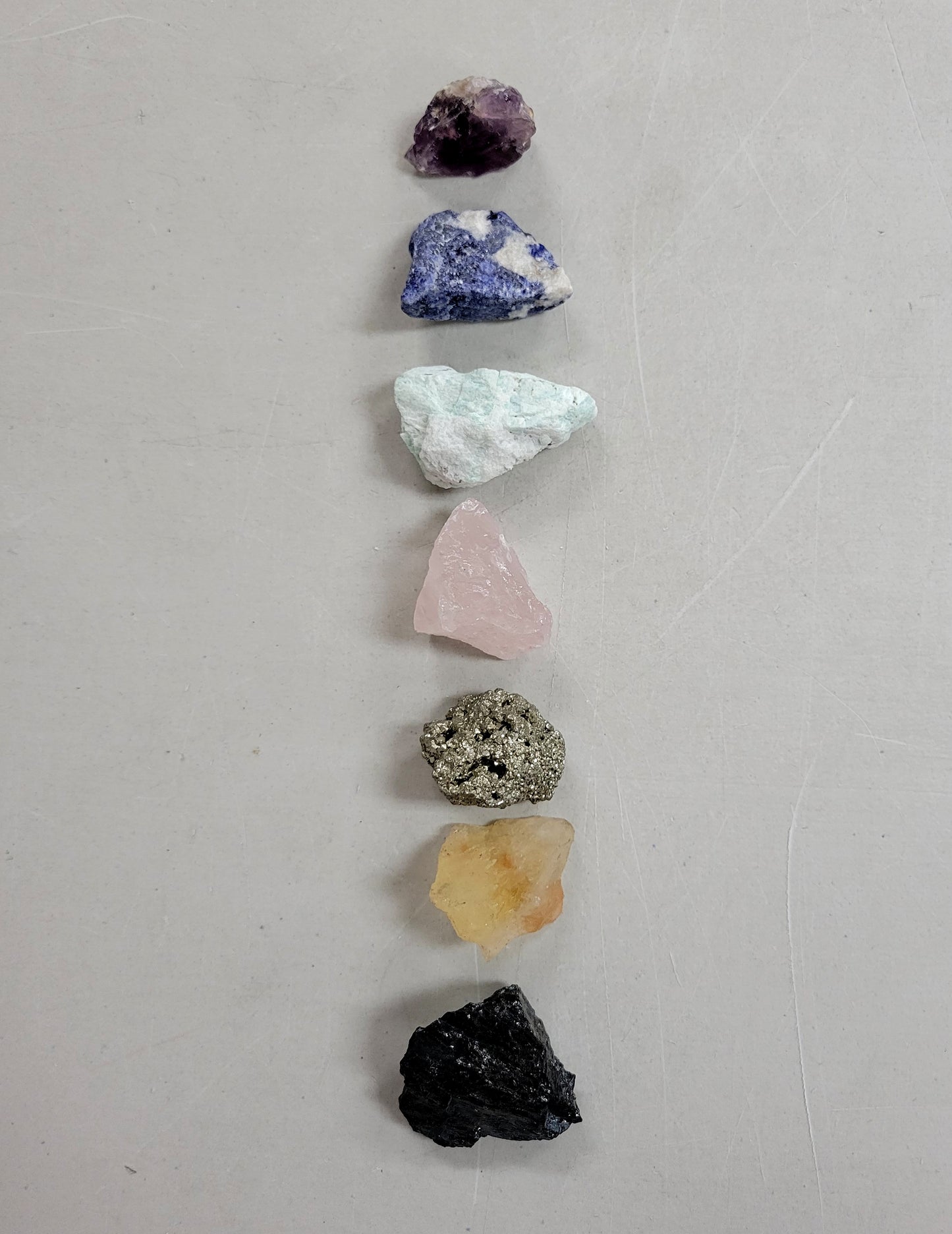 7 Chakra Crystals Set