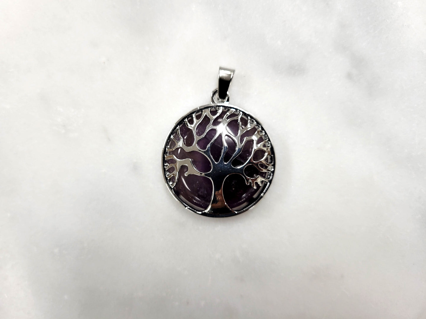 Amethyst Tree of Life Pendant