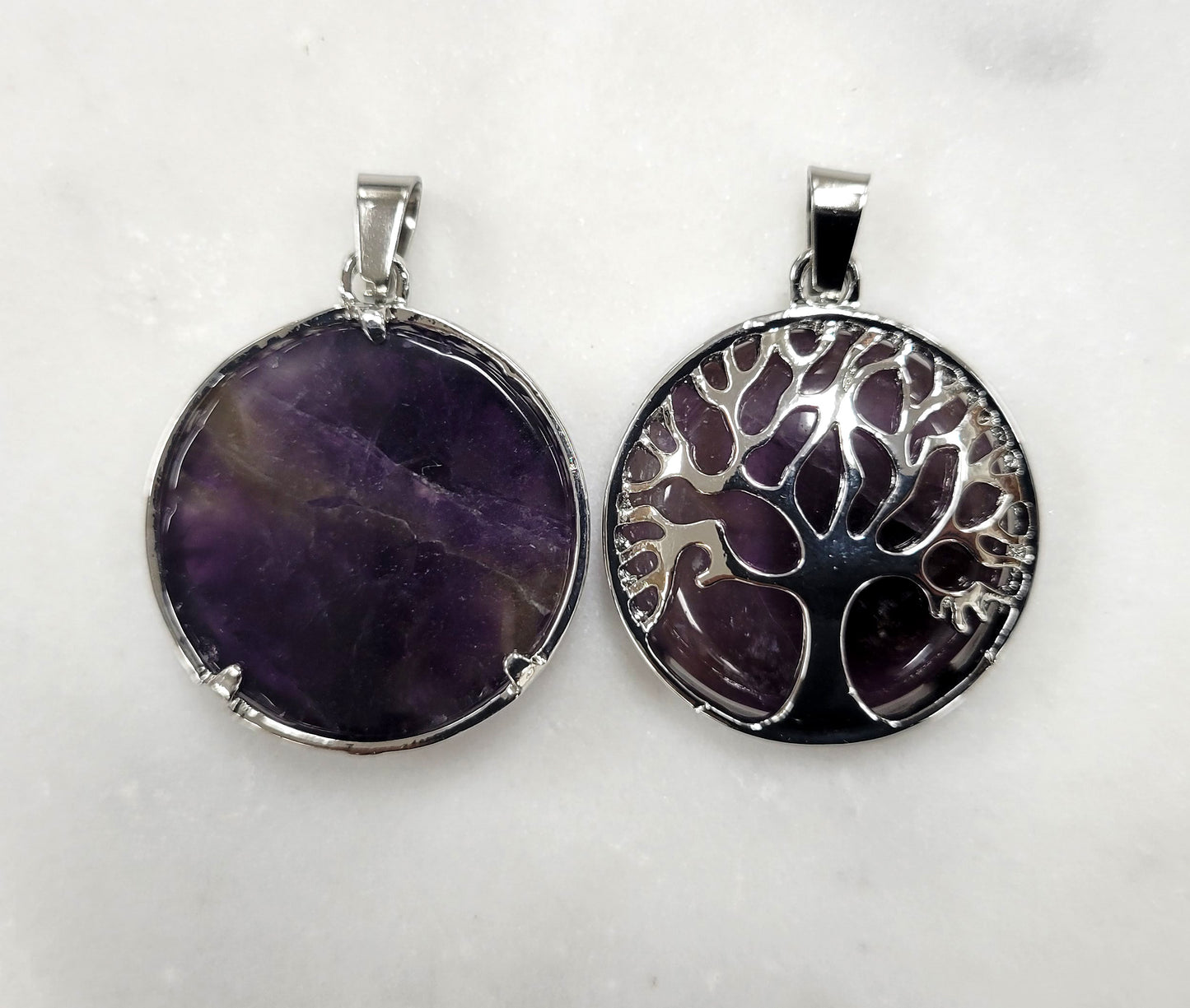 Amethyst Tree of Life Pendant