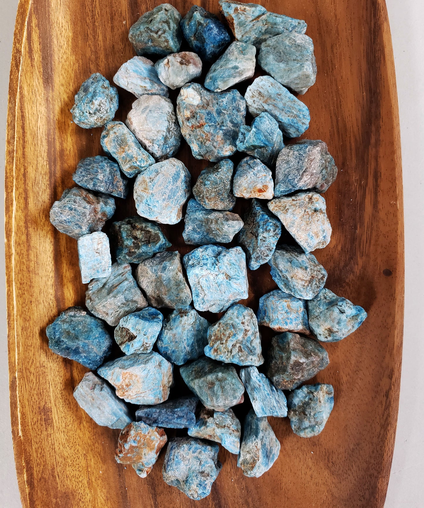 Blue Apatite - Rough Stones Bulk