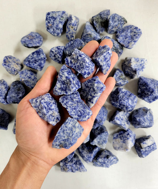 Blue Quartz Rough Stones Bulk