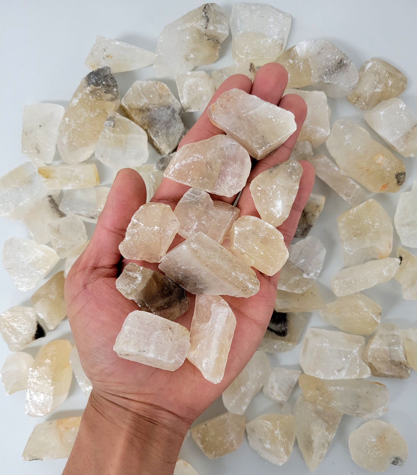 Caramel Calcite Crystals - Rough Stones Bulk