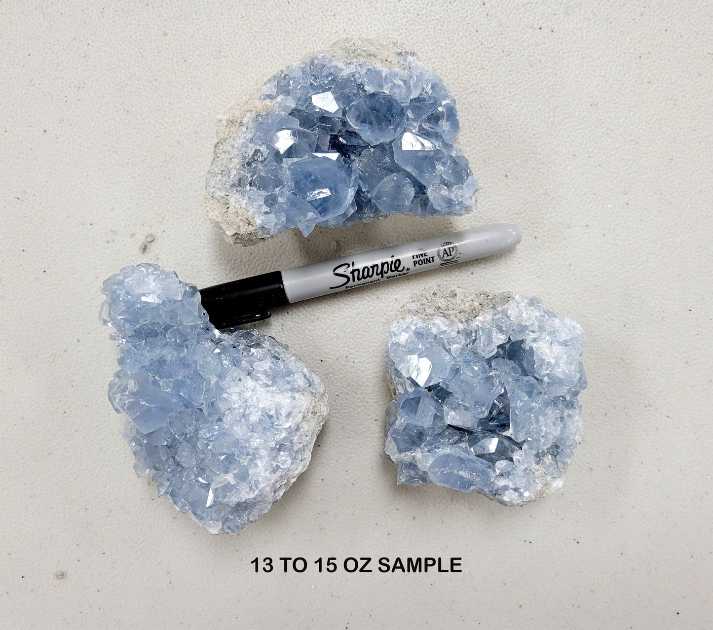 Raw Celestite Clusters - Celestite Geodes