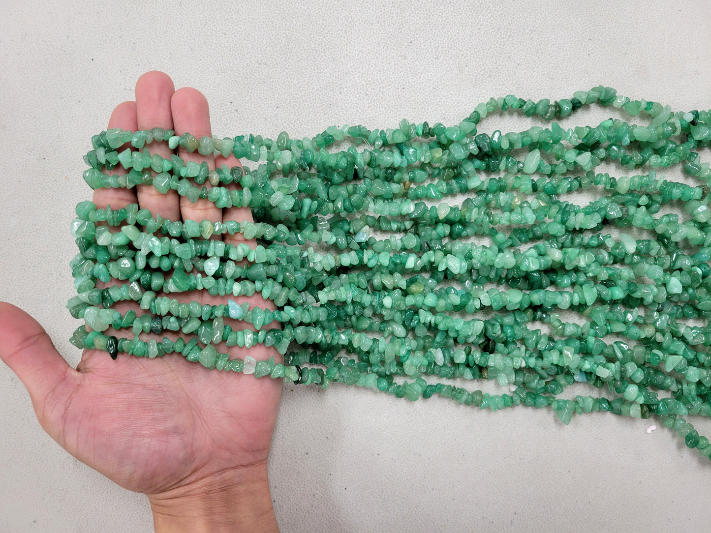 Tumbled Freeform Drilled Crystal Beads