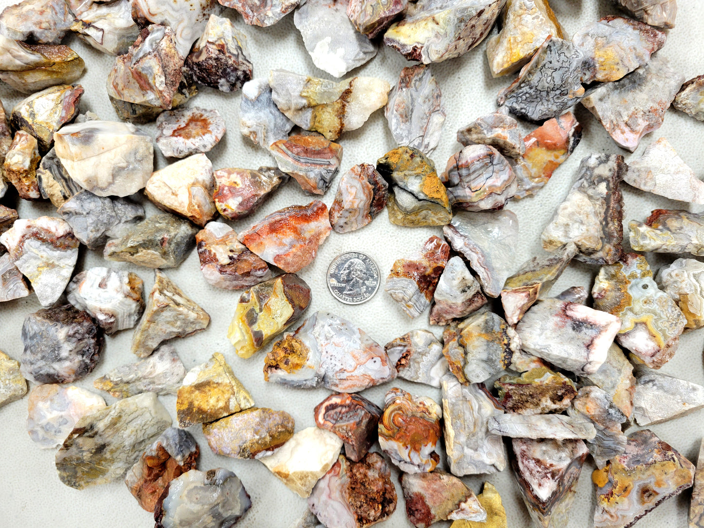 Crazy Lace Agate Crystals - Bulk Rough Stones