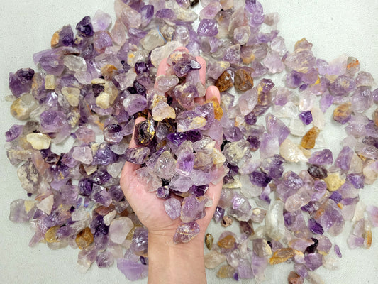 Crushed  Raw Amethyst Crystal Chips