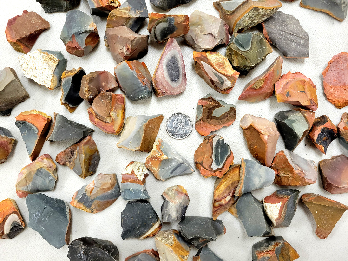 Rough Desert Polychrome Jasper Stones - Bulk Raw Crystals