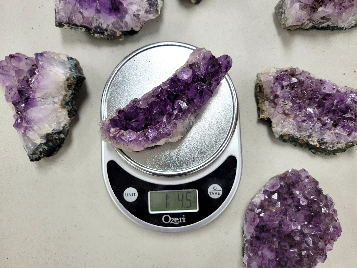 Large Amethyst Crystal Cluster - Amethyst Druzy Geode