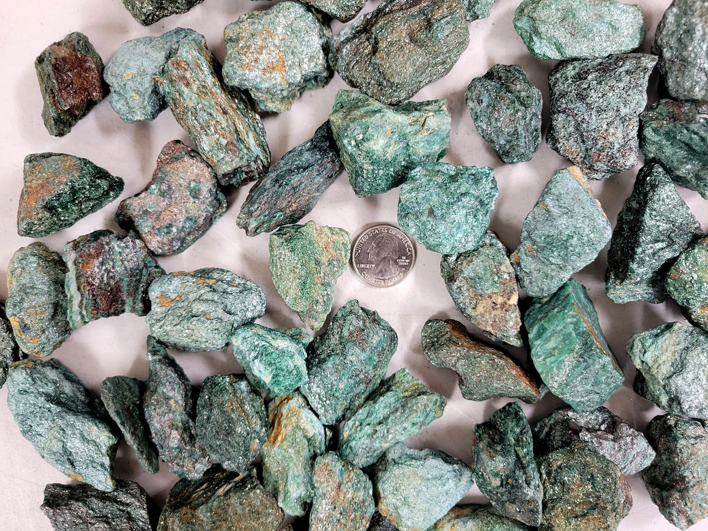 Fuchsite Crystals - Rough Stones Bulk