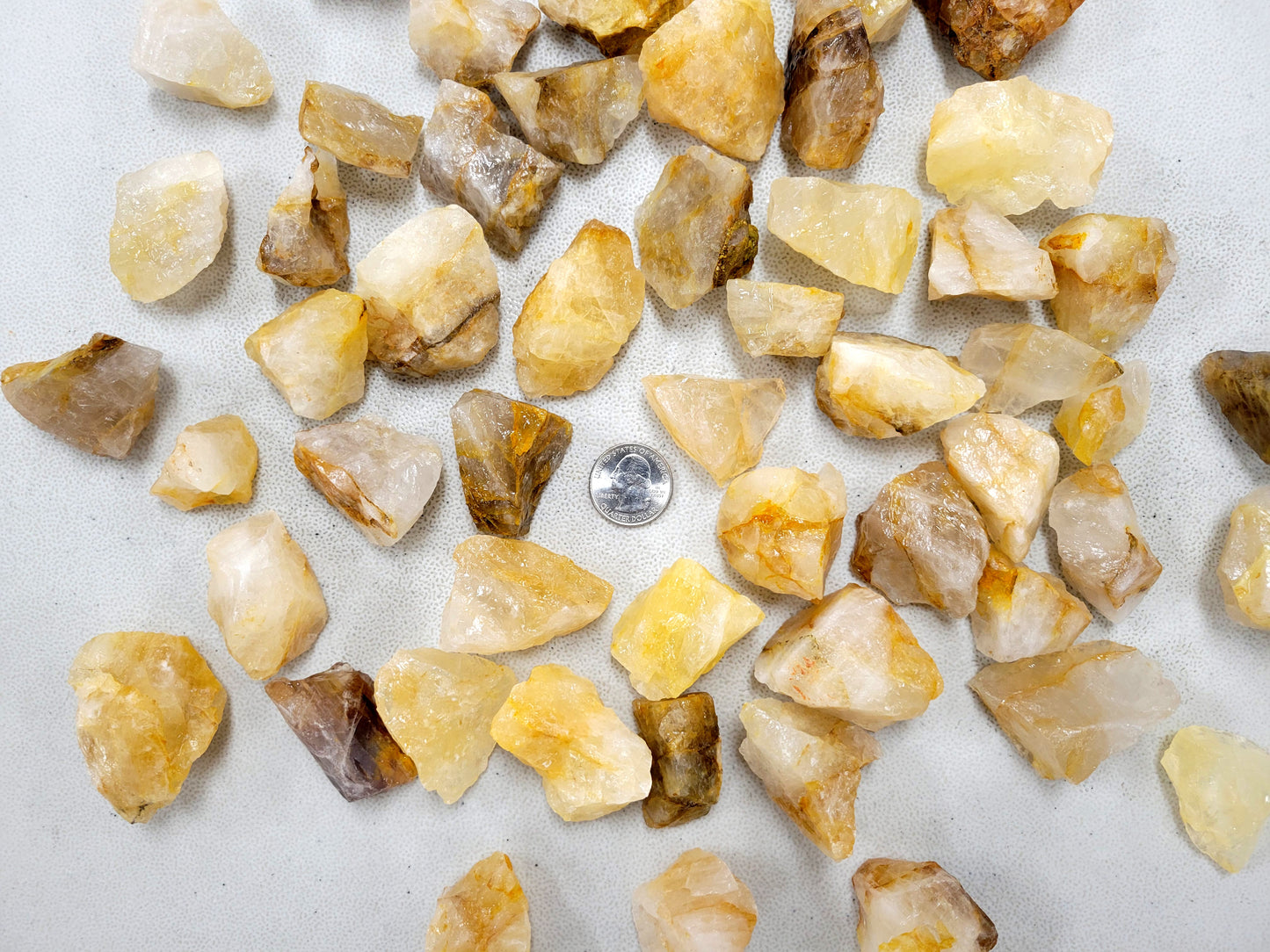 Golden Healer Quartz From Madagascar - Bulk Raw Crystals