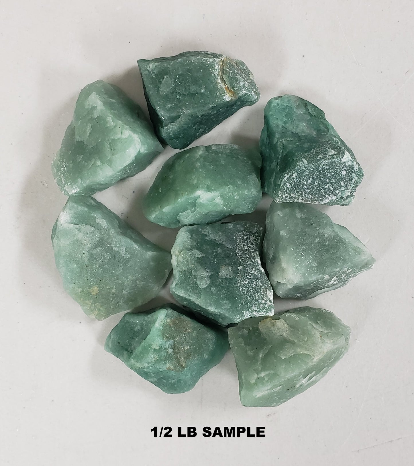 Green Aventurine AKA Green Quartz - Rough Stones Bulk