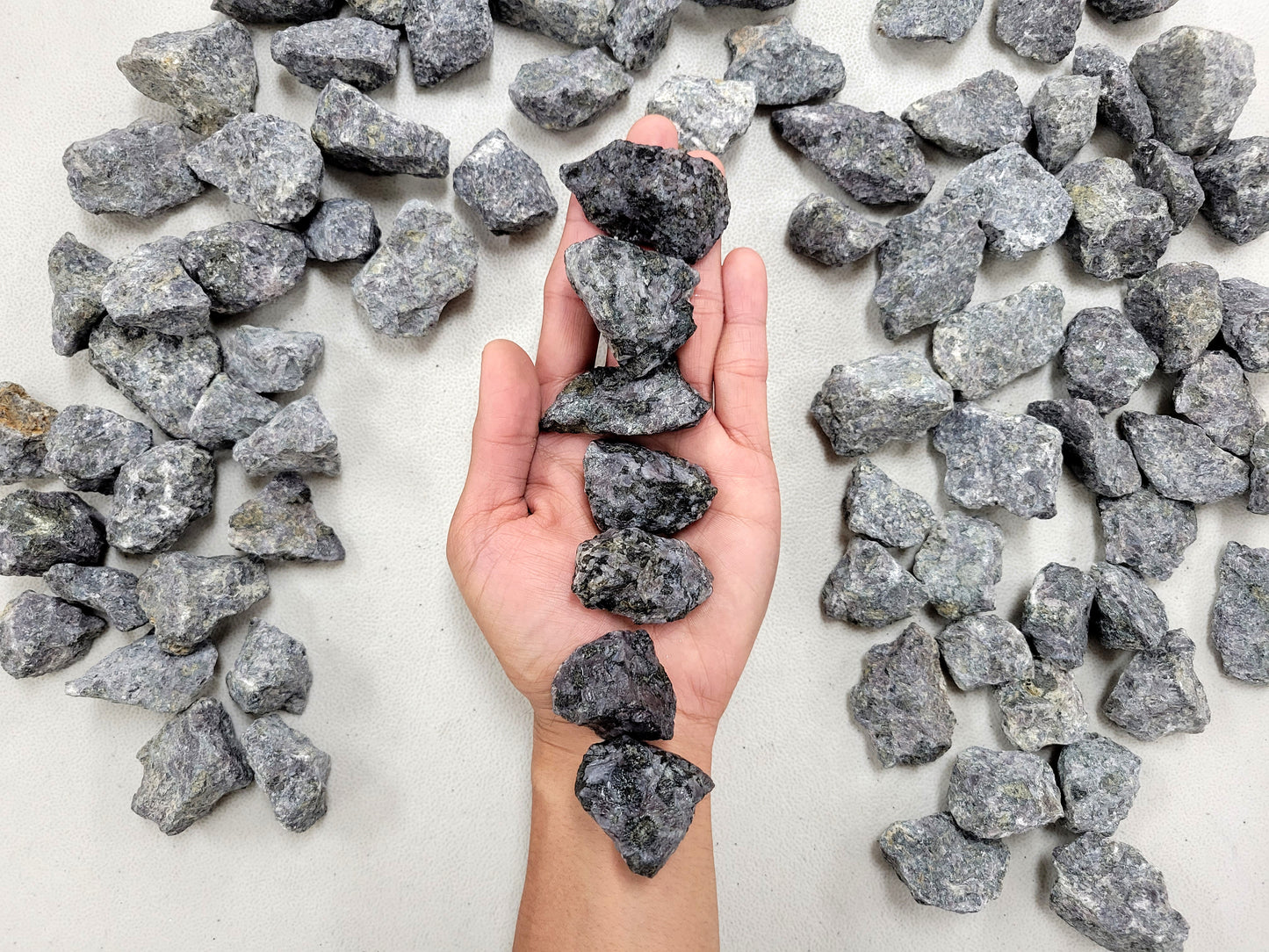 Indigo Gabbro AKA Mystic Merlinite Rough Stones Bulk