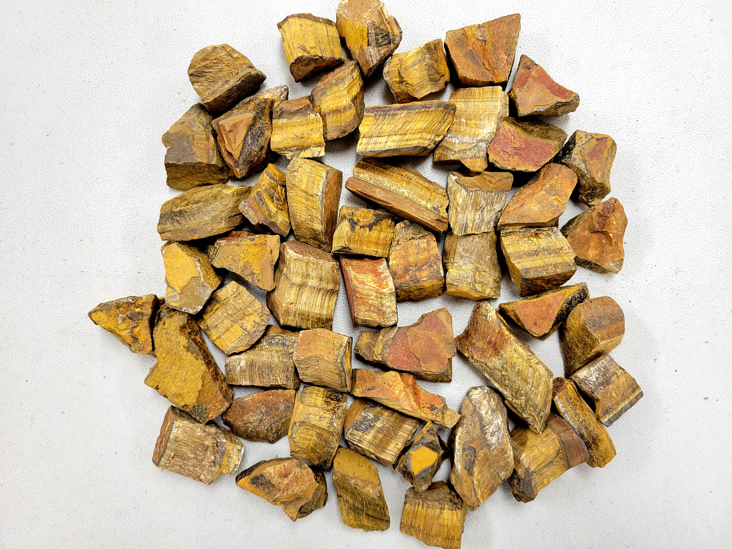 Golden Tigers Eye Crystals - Rough Stones Bulk