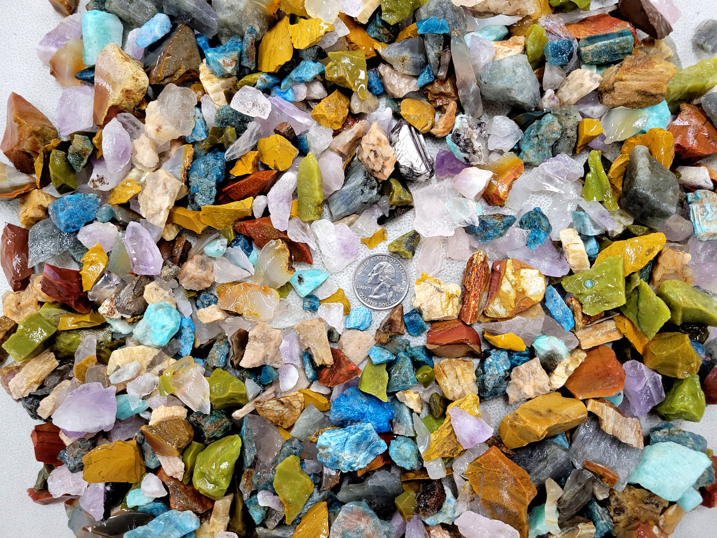 Raw Crystal Chips Bulk - Madagascar Rough Stone Mix