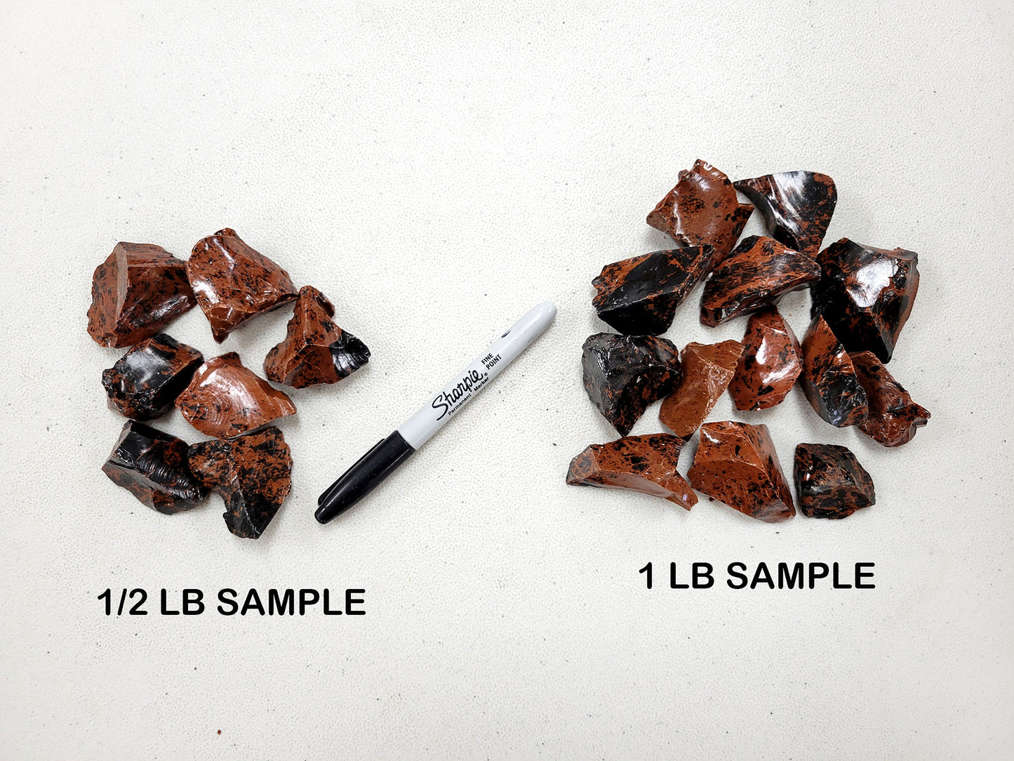 Mahogany Obsidian Stone Chunks - Bulk Raw Crystals