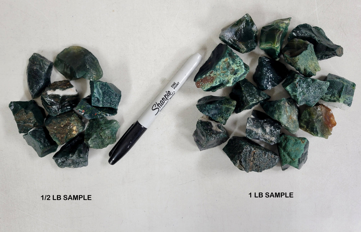 Moss Agate Crystals - Rough Stones Bulk