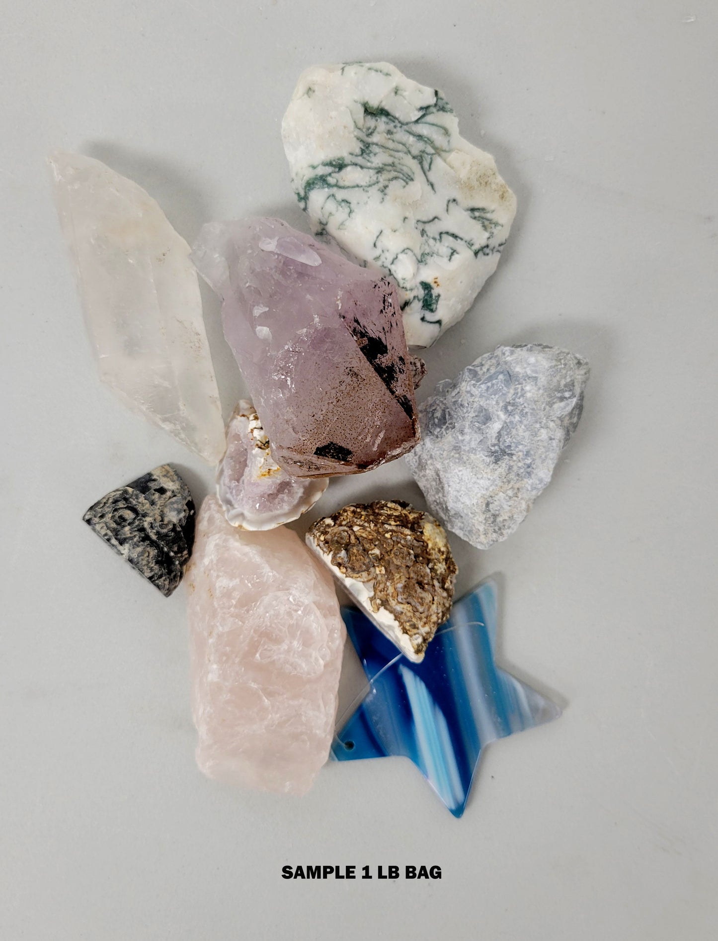 MYSTERY CRYSTAL BAG - Random Pick by the weight 1 LB to 3 LBS