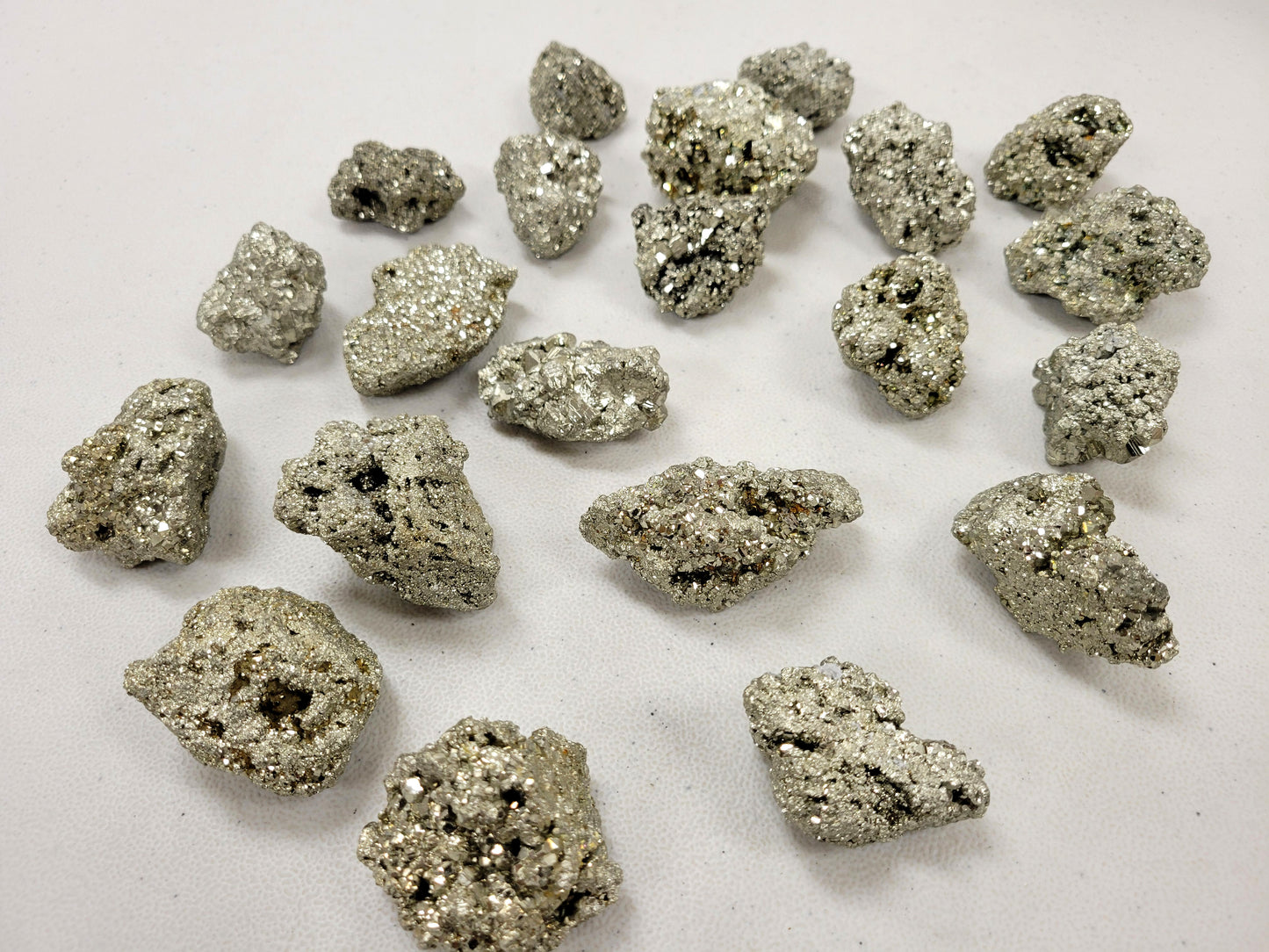 Raw Pyrite Crystal Chunks - 2" to 3"