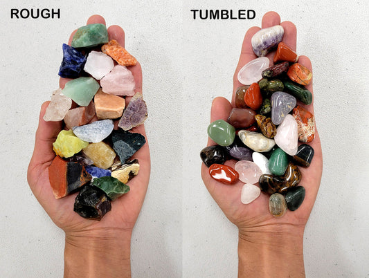 Rough & Tumbled Crystal Confetti Mix - 1/2 inch to 1 inch.