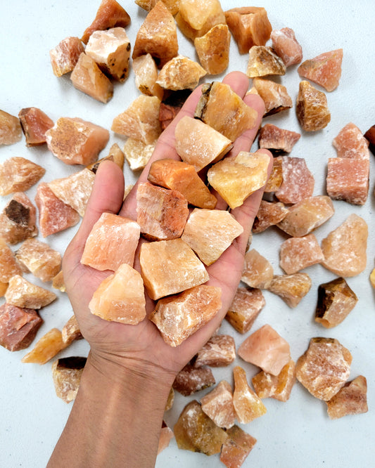 Red Aventurine Crystals - Raw Rough Stones Bulk