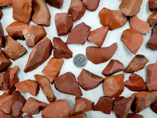 Red Jasper Stones - Rough Crystals Bulk